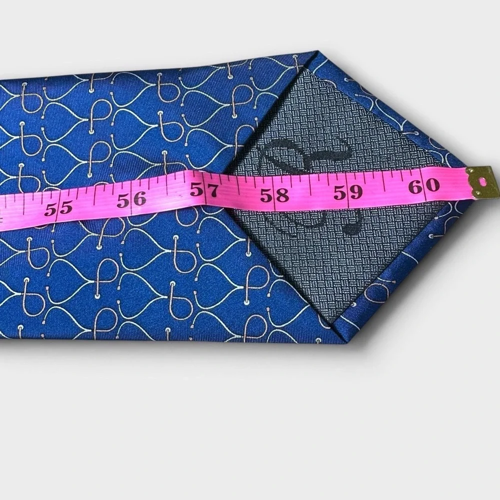 Rivety of Boston Mens Silk Tie Blue Stethoscope Medical Doctor Nurse Hand Sewn
